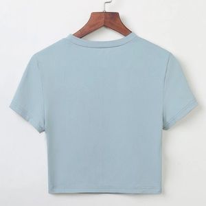 Cute blue crop, never worn the tags were taken off.